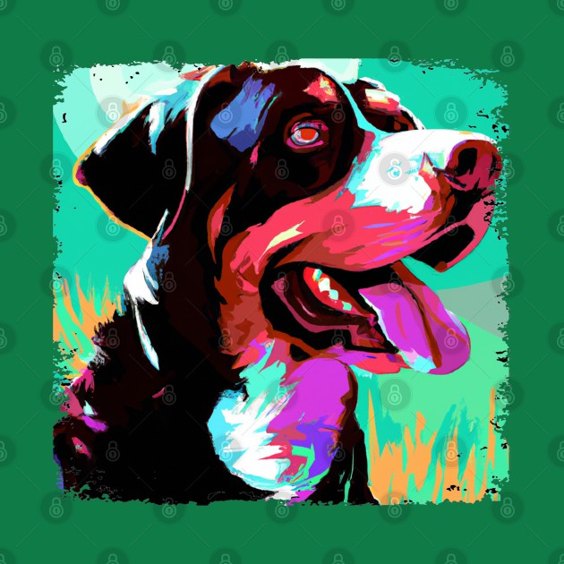 Greater Swiss Mountain Dog Pop Art - Dog Lover Gifts by PawPopArt