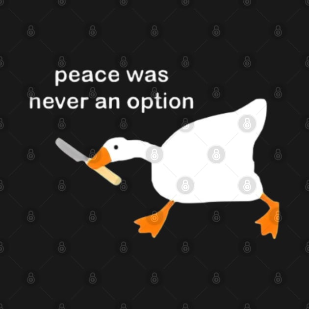 Peace was never an option, funny duck by Tvmovies 