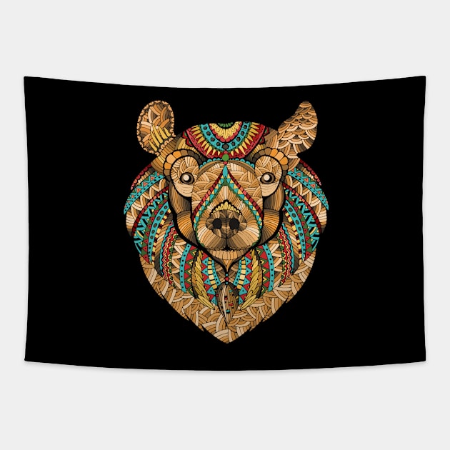 Bear Tapestry by JuliaBadeeva