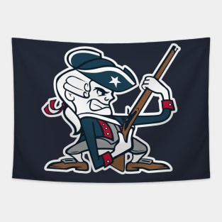 Fighting New England Patriots Notre Dame Mashup Design Tapestry