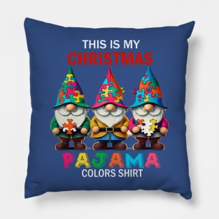 Gnomes. This is my Christmas Pajama Colors shirt. Gnomies Pillow