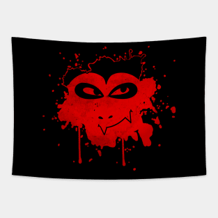 Vampire Paint Splat Tapestry