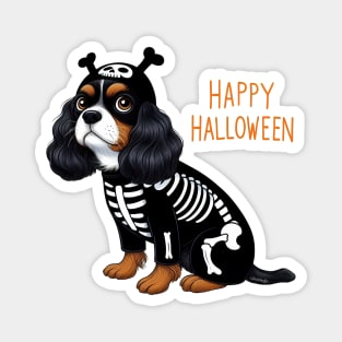 Happy Halloween Cavalier Magnet