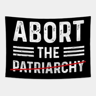 Abort The Patriarchy Feminist Women's Rights Activist Tapestry