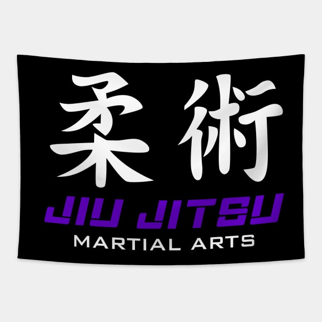 JIU JITSU KANJI Tapestry by beanbeardy