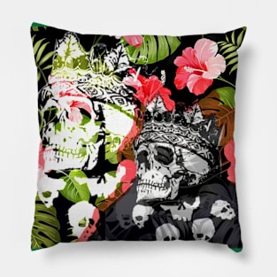 Tropico Skull Pillow