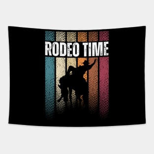 Rodeo Time Cowboy Tapestry