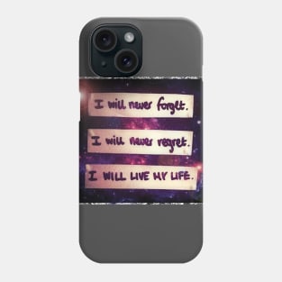 living my life Phone Case