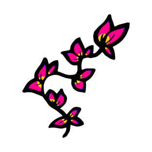 Branch with Pink Leaves T-Shirt