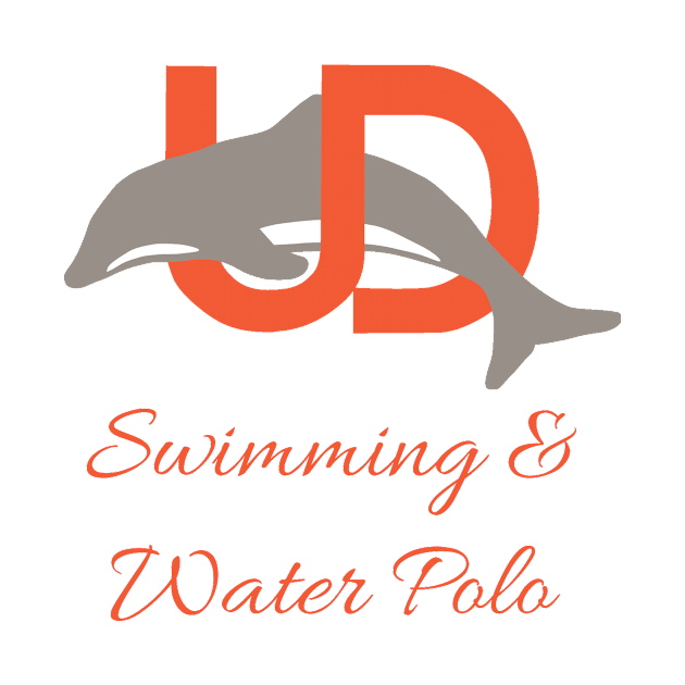 Red Logo Swimming & Water Polo by Ukiah Dolphins