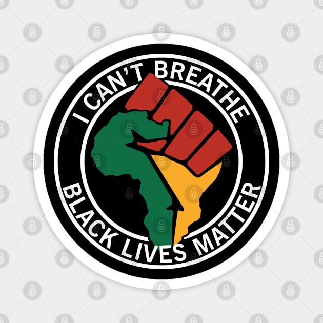 Black Lives Matter Magnet by Litho