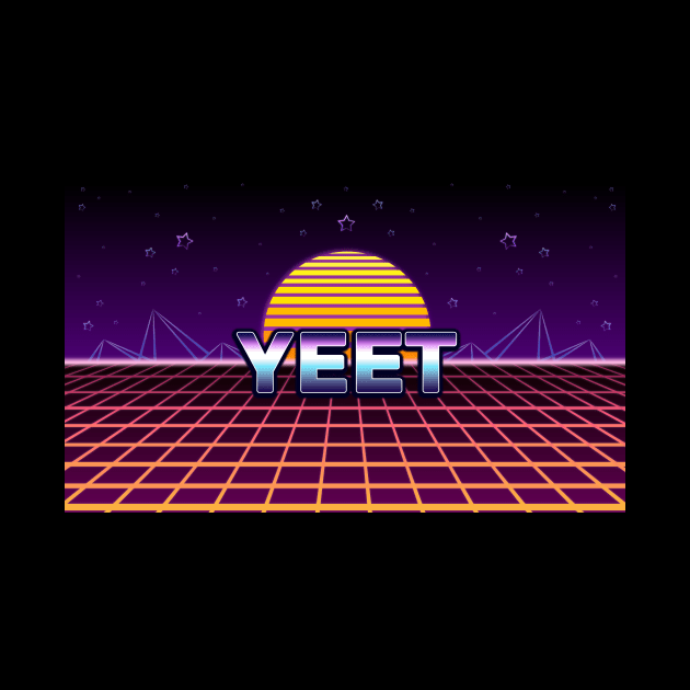 Synth Wave Background - YEET by JadedOddity