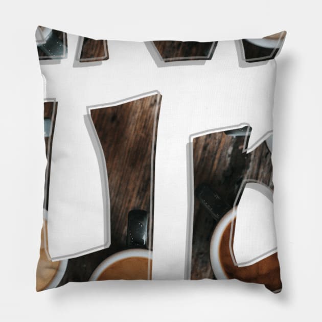 Brew Up Pillow by afternoontees