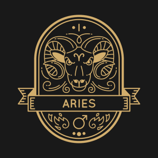 Aries Golden Sigil T-Shirt