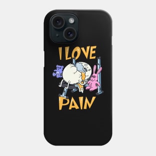 Eggs-ercise with a Side of Humor: Embracing Pain at the Gym! Phone Case