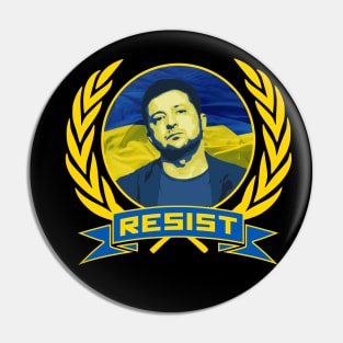 Ukraine Zelensky Resist Pin