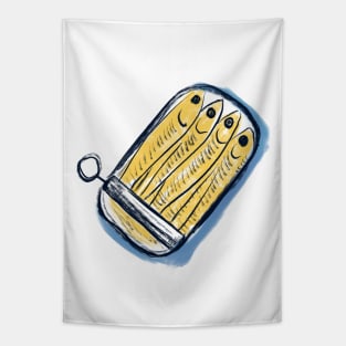 Can Of Sardines Tapestry