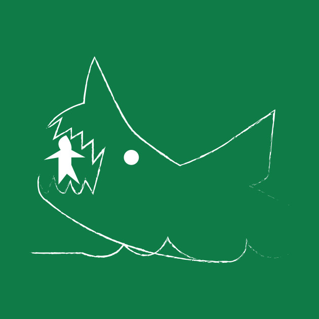 Jaws Chalkboard Drawing Tribute Jaws TShirt TeePublic