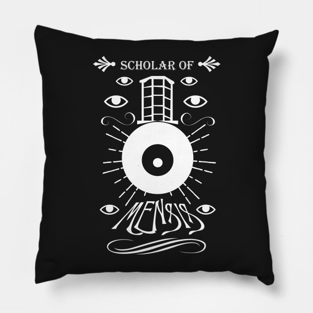 Scholar of Mensis Pillow by cryptidjak