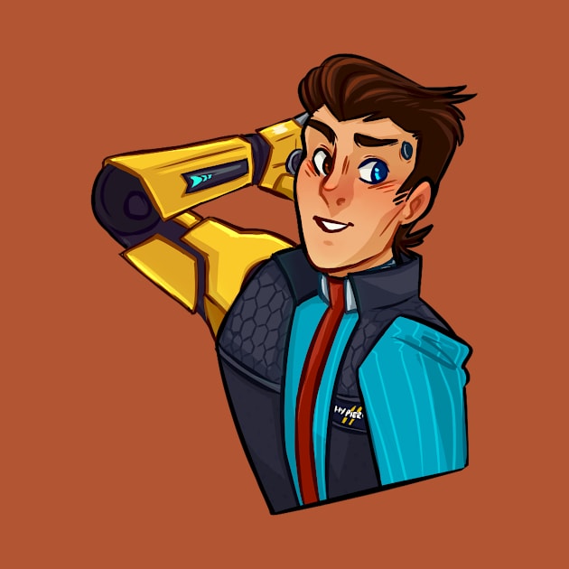 Rhys from Tales from the Borderlands series by lutnik