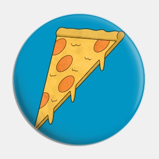 Distressed Pizza T-Shirt Pin