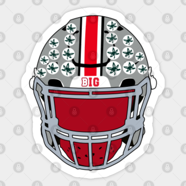 ohio sports helmet - Ohio Sports Helmet - Sticker