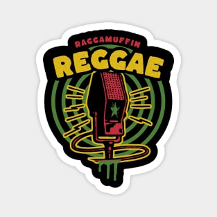 Raggamuffin Reggae Music Magnet