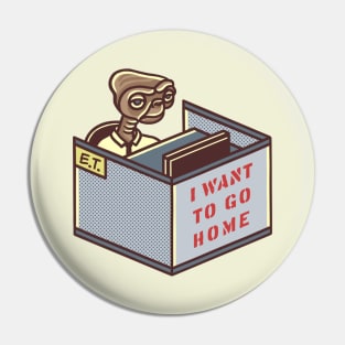 Overworked E.T. Pin