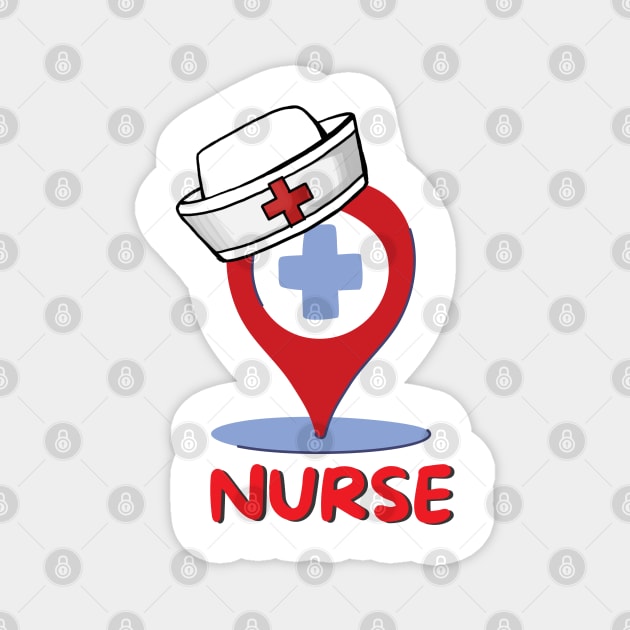 Nurse location Magnet by Studio468