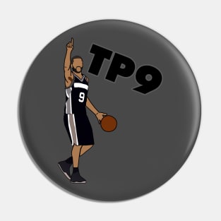 Tony Parker 'TP9' - NBA San Antonio Spurs Pin