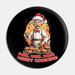 Merry Cooking Christmas Pin