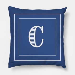 C Monogram Pillow