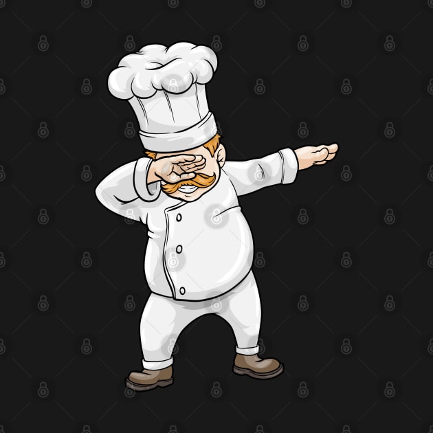 Funny cook is dancing - Dabbing by Markus Schnabel