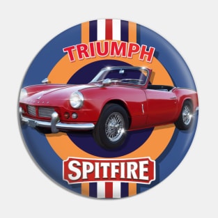 The Gorgeous Triumph Spitfire Sports Car Pin