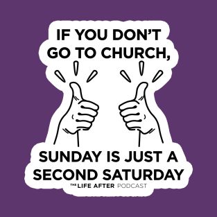 Second Saturday | Purple Items T-Shirt