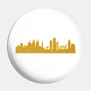 Golden Philadelphia Pin