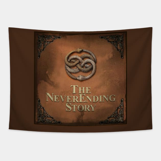 The Neverending Story Cover Tapestry by The Neverending Story