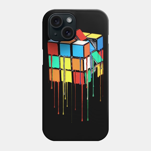 Dripping Rubic Phone Case by bobyberto