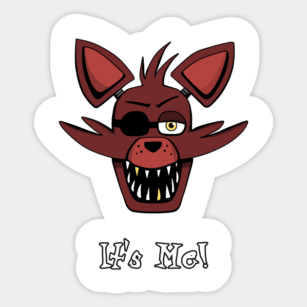 Five night at freddys sticker foxy baby foxy FNAF Sticker for