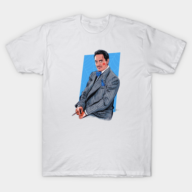 Discover Raul Julia - An illustration by Paul Cemmick - Raul Julia - T-Shirt