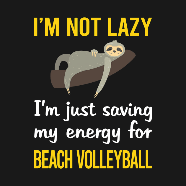 Funny Lazy Beach Volleyball by blakelan128