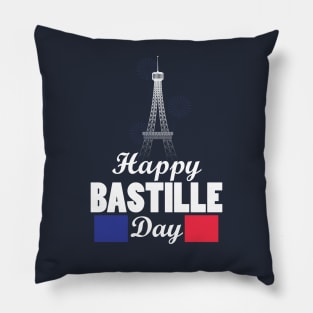 happy bastille day Pillow