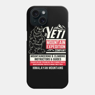 Yeti Mountain Expedition - Find a Yeti Phone Case