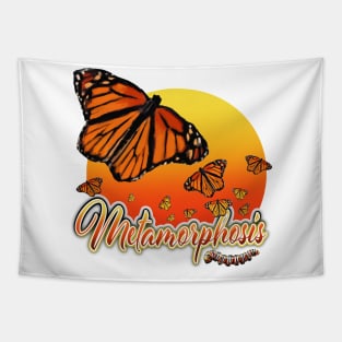 Monarch Butterfly Metamorphosis Tapestry