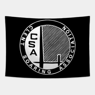 CSA Large/Centred White Logo Tapestry