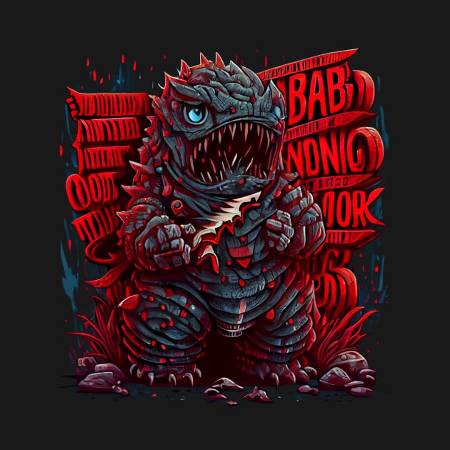 Chibi Mecha Godzilla by gblackid