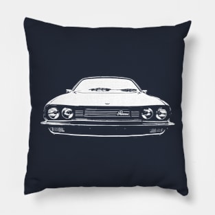 Austin Princess 1970s British classic car block white Pillow