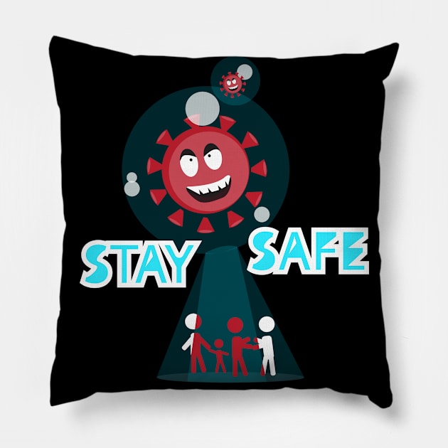 Stay Safe Pillow by Wilda Khairunnisa