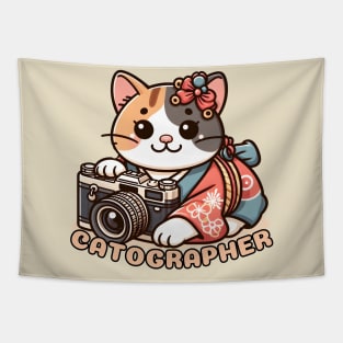 cat photographer Tapestry