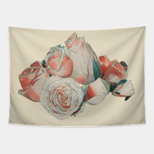 Vintage roses Tapestry